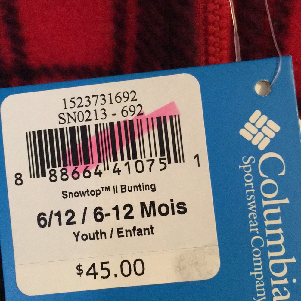Columbia 6-12mo baby Winter Onsie - Picture 8 of 8